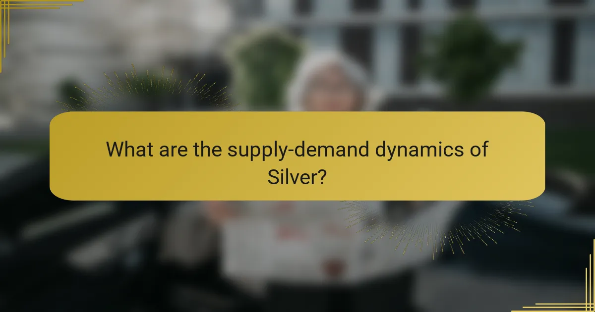 What are the supply-demand dynamics of Silver?